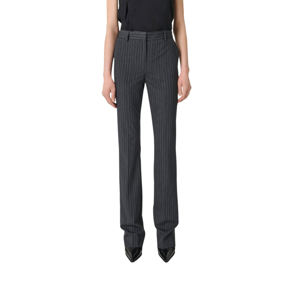 Pantalon droit à rayures