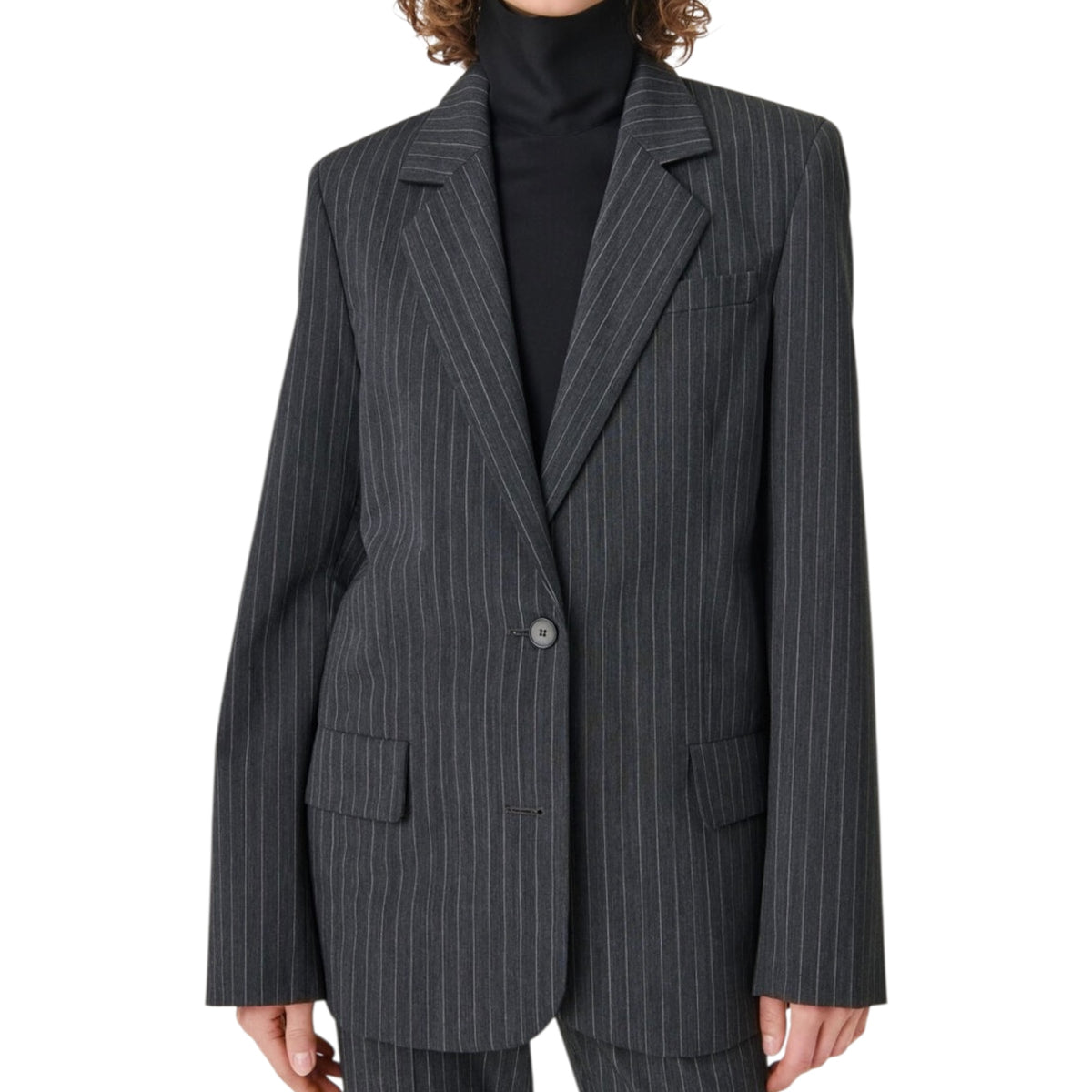 Veste de tailleur à rayures