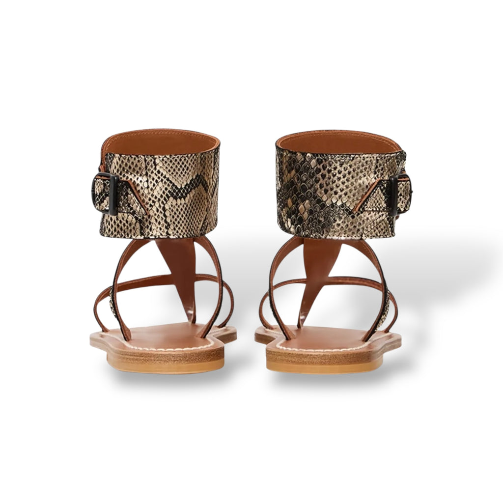 Sandales cuir heby noir