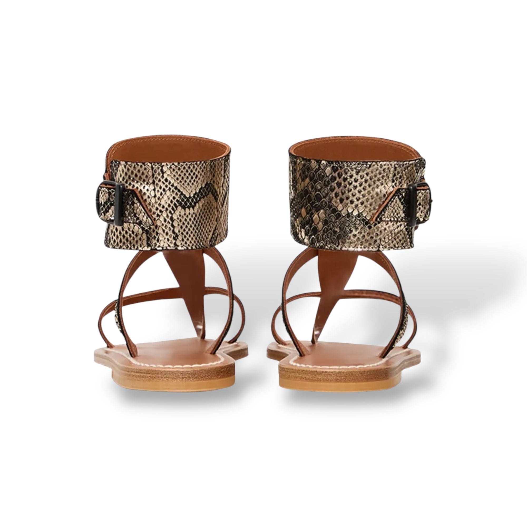 Sandales cuir heby noir