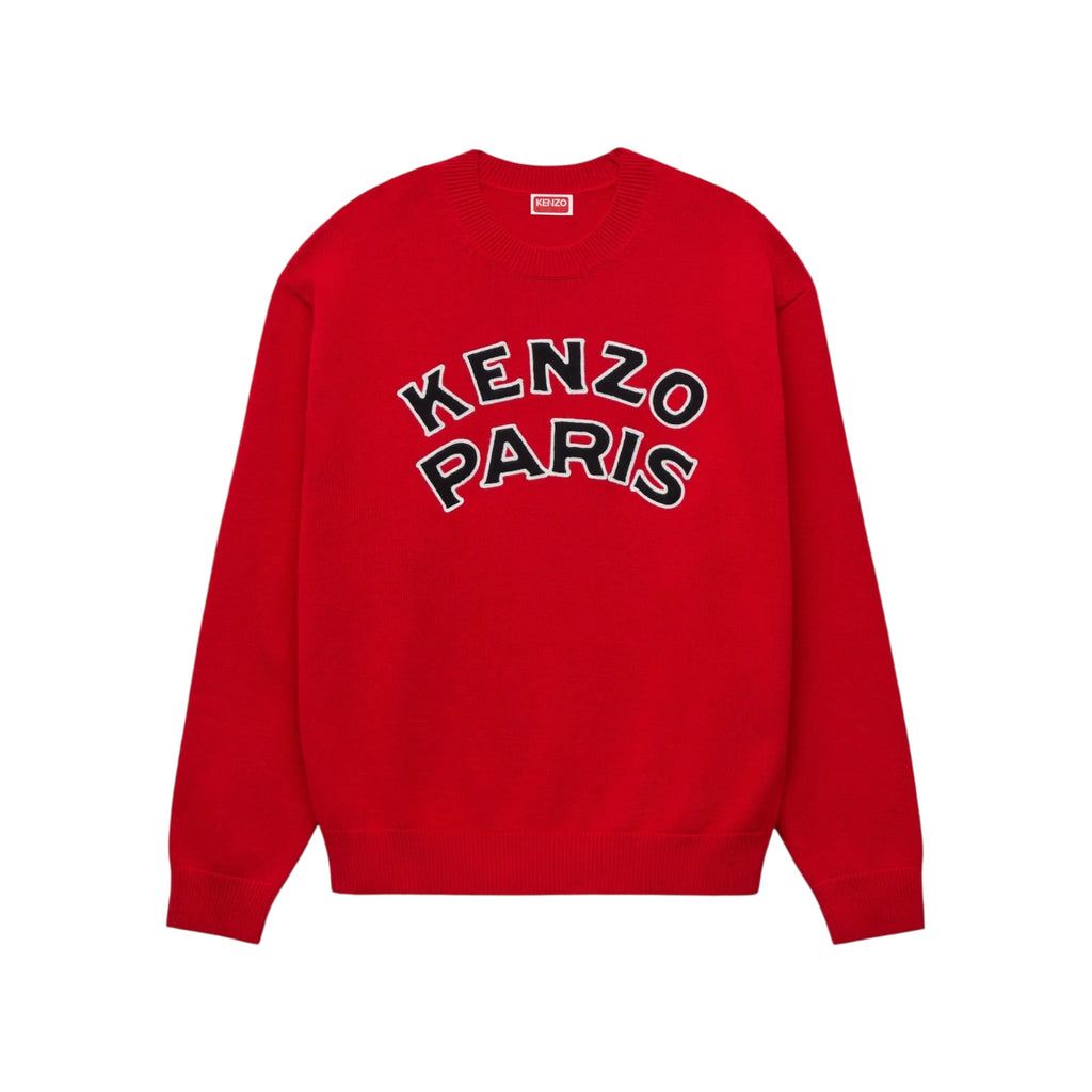 Pull « Kenzo Paris » emblème en laine et coton
