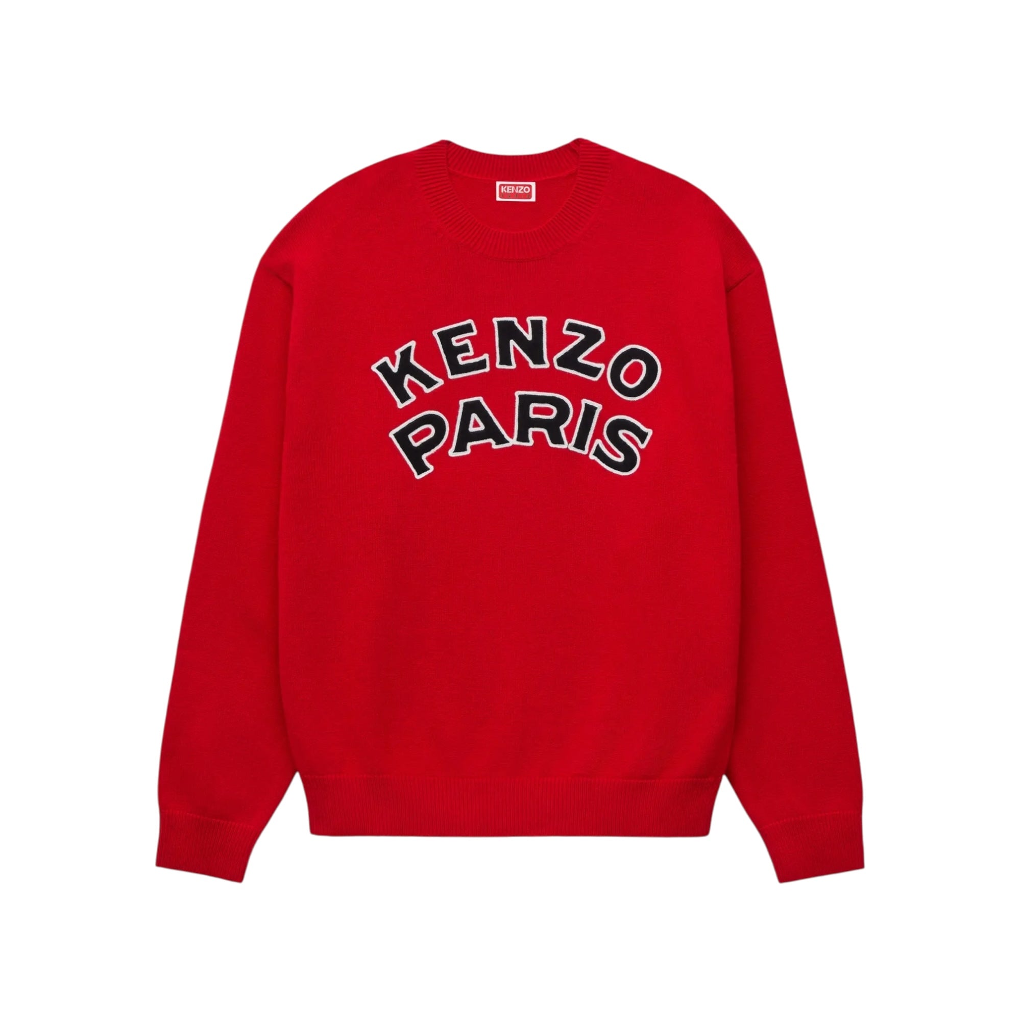 Pull « Kenzo Paris » emblème en laine et coton