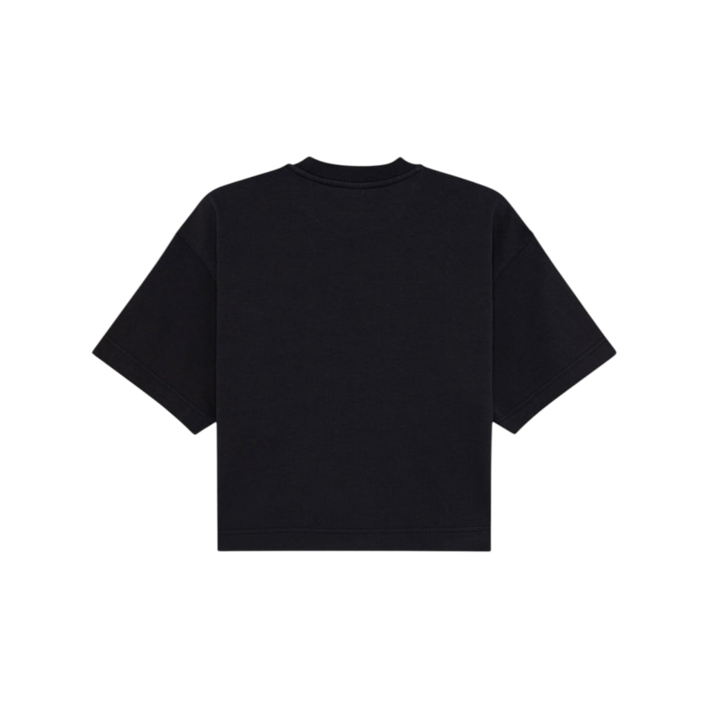 T-shirt boxy avec logo ton sur ton