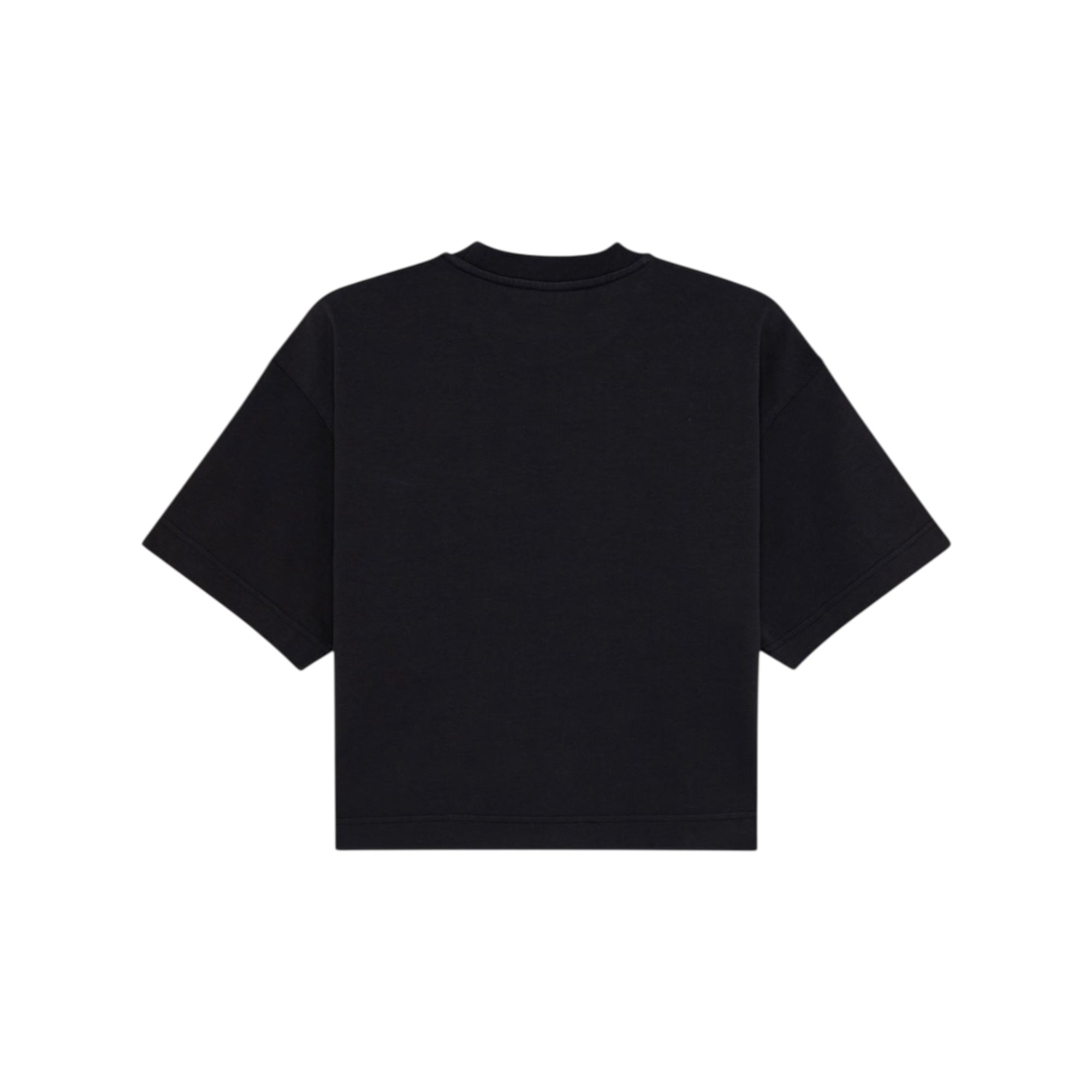 T-shirt boxy avec logo ton sur ton
