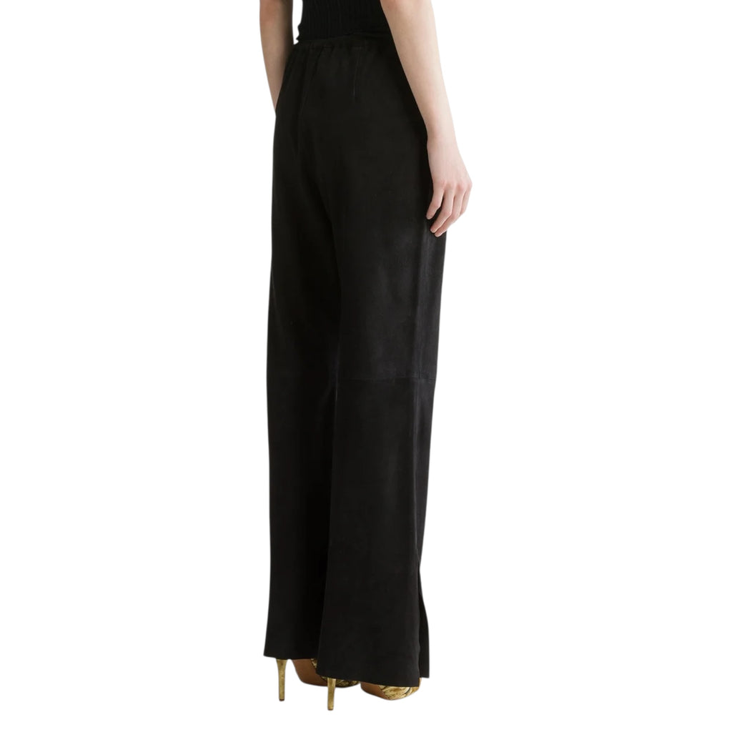 Pantalon en daim avec élastique notte