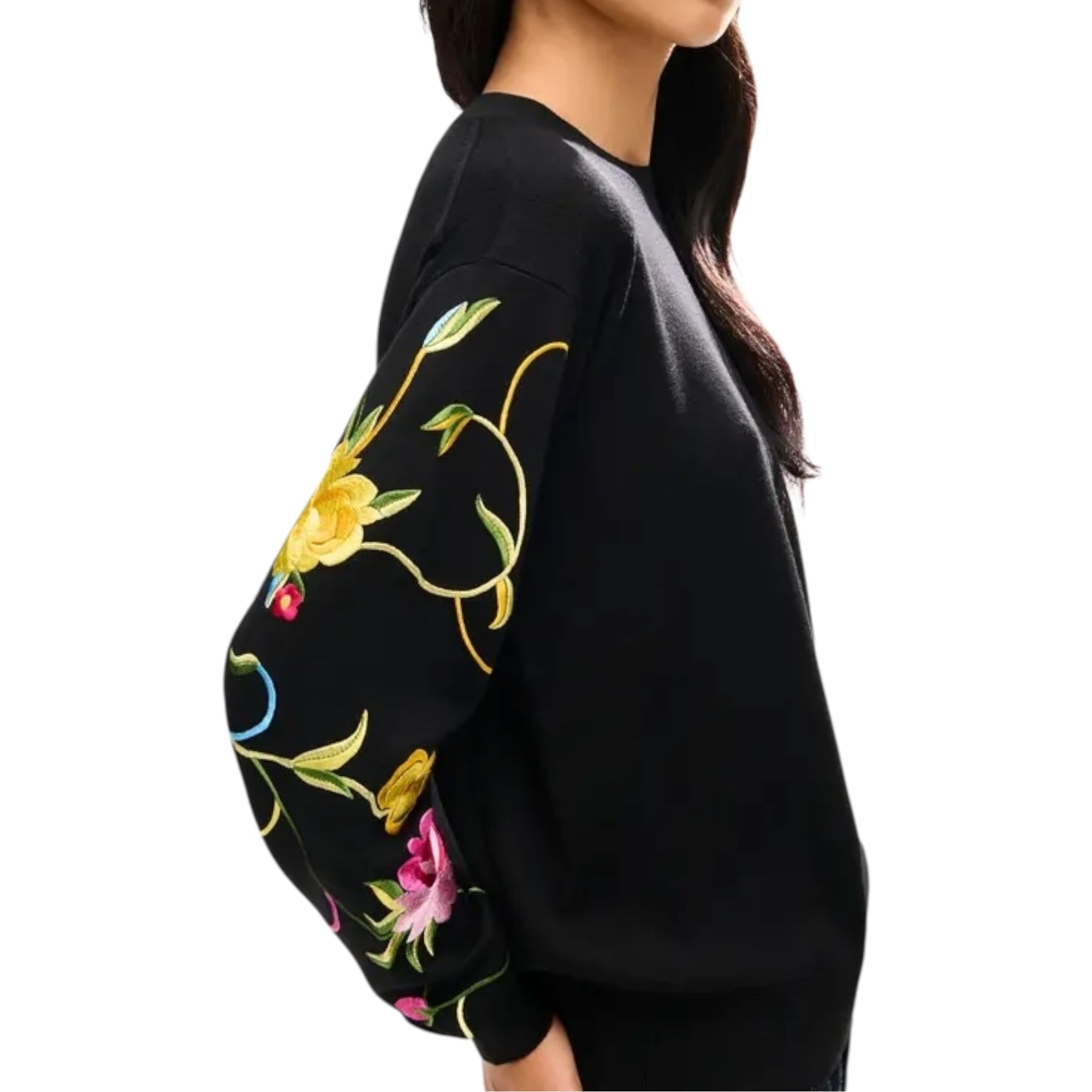 Pull Wilflower en laine et soie