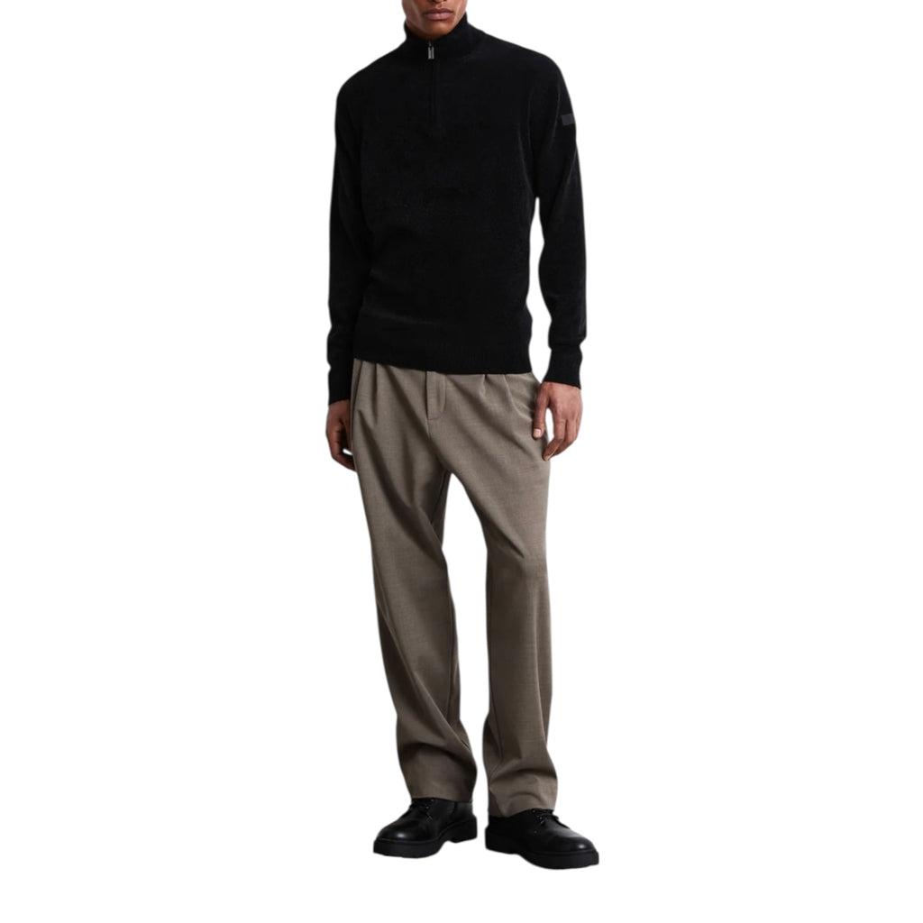 Pull col montant Velvet Half Zip Knit