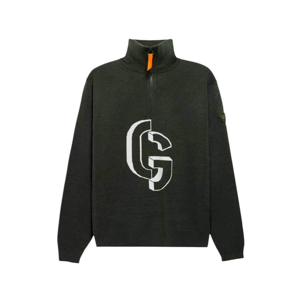 Pull col camionneur Lewis Dark Green