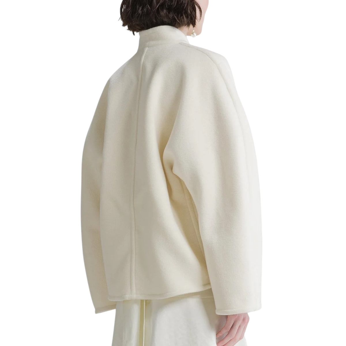 Manteau court style cape diamond