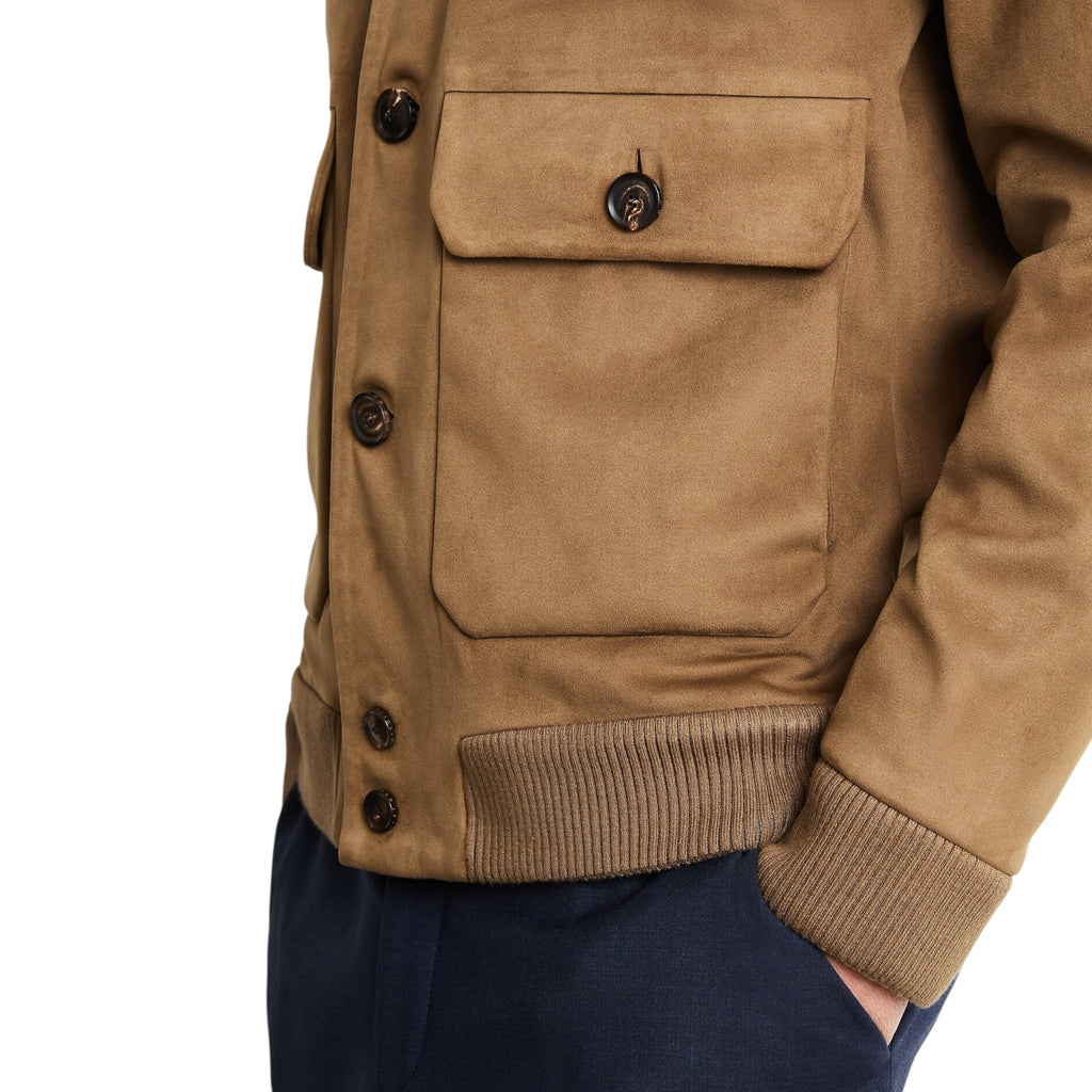 Veste RRD en éco-suède effet nubuck