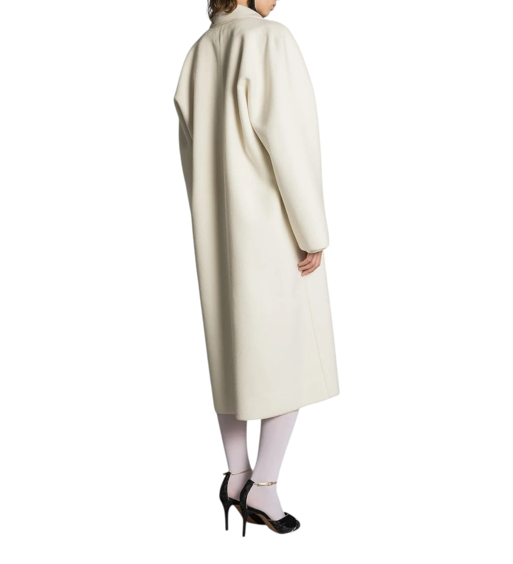 Manteau long croisé style cape diamond