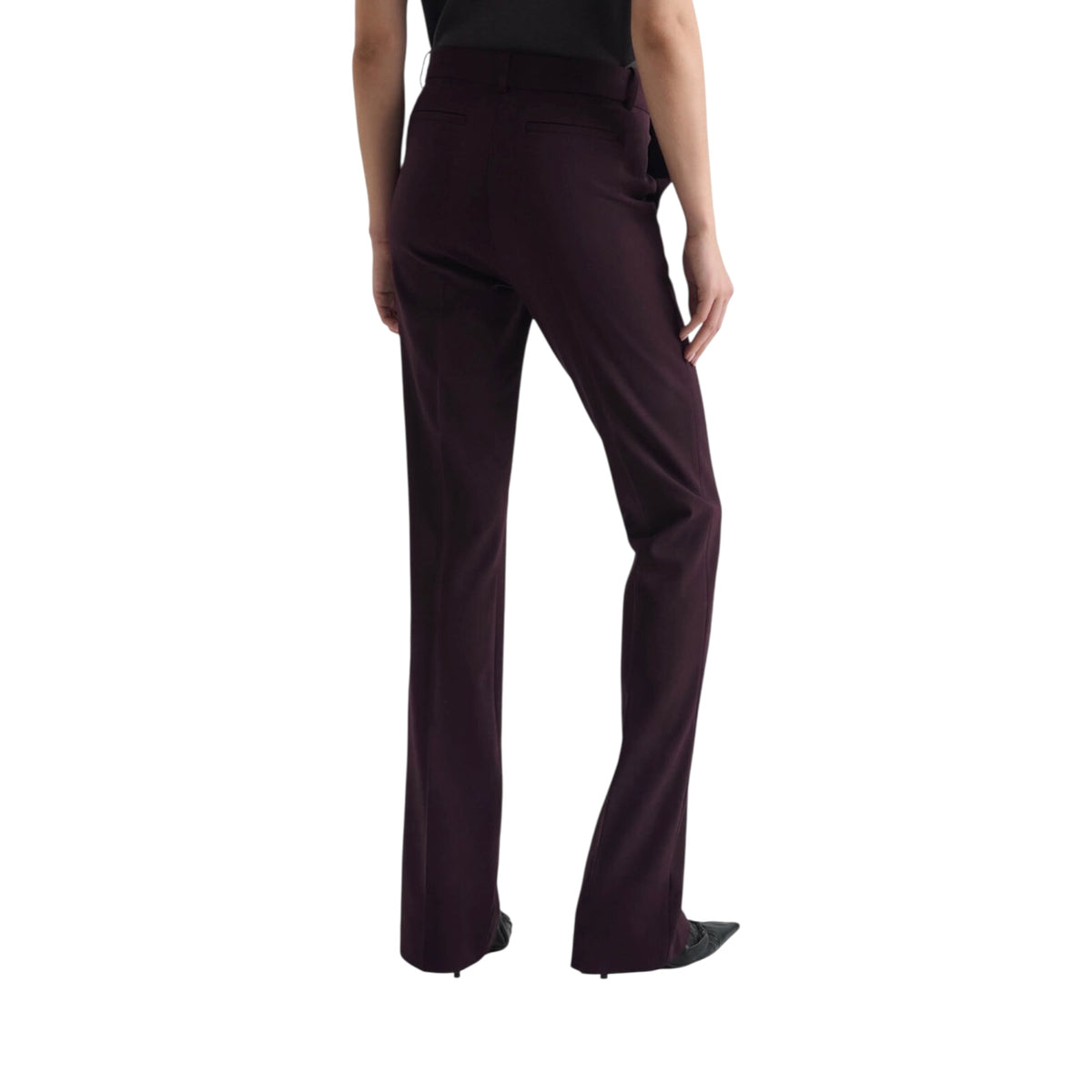 Pantalon Cigarette Bingo Oxblood