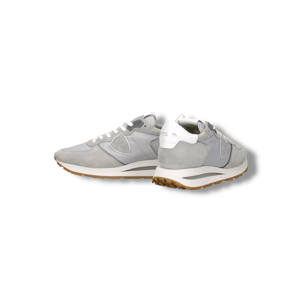 Baskets Tropez Haute, Gris et Blanc