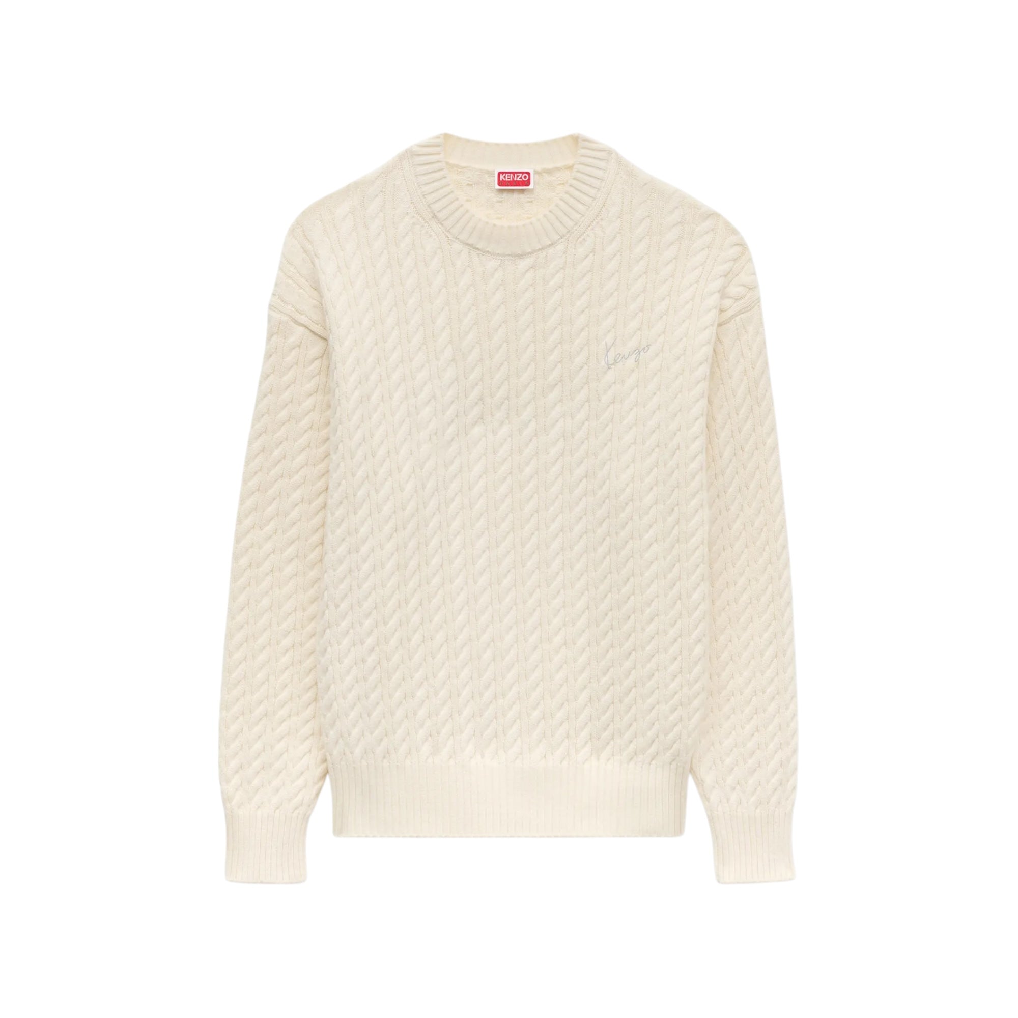 Pull brodé « Kenzo Signature » en maille