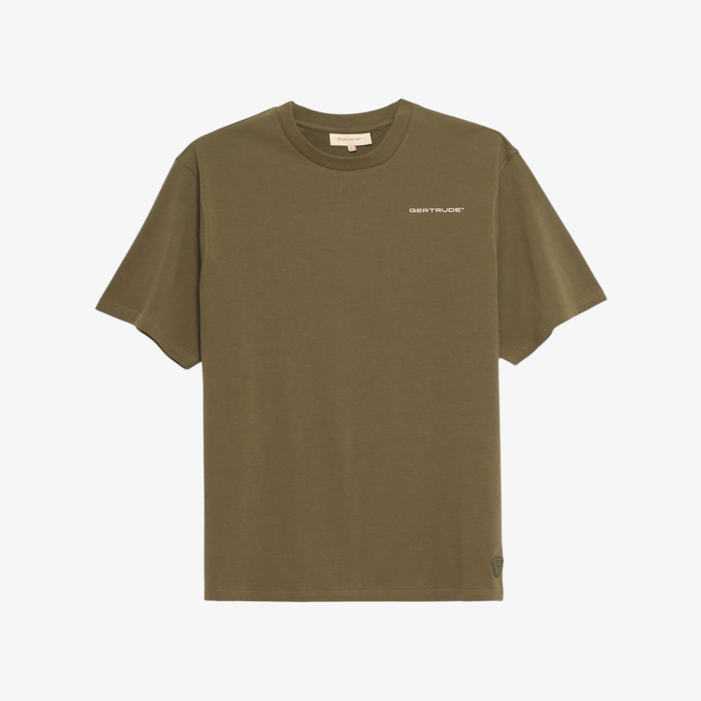 T-shirt Print Spot Leonce Mixte Khaki