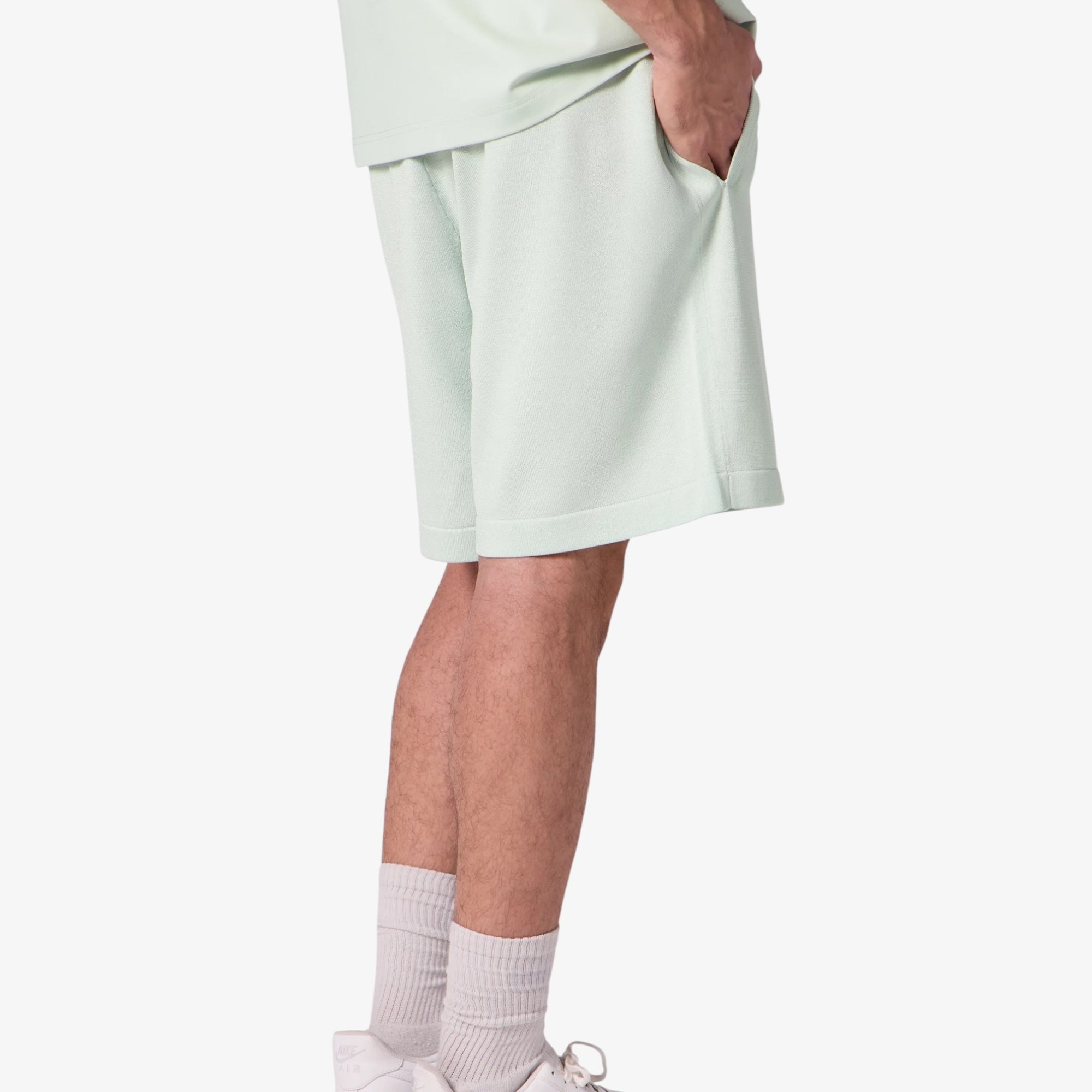 Short en maille Isidore Mousse