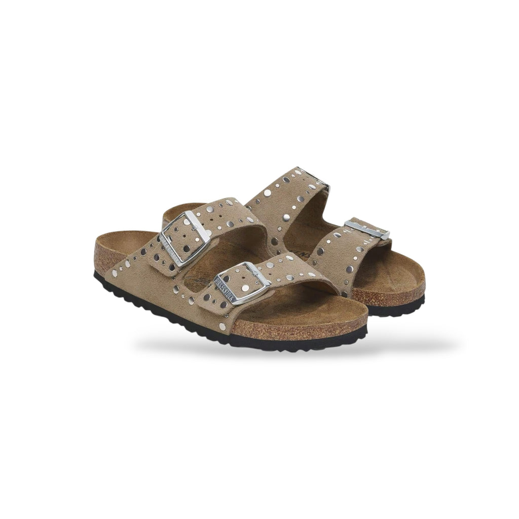 Arizona Rivet Suède en taupe