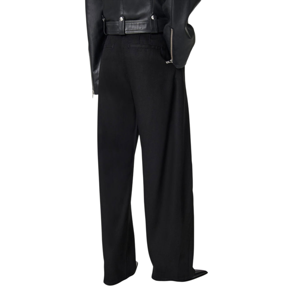 Pantalon en denim à plis