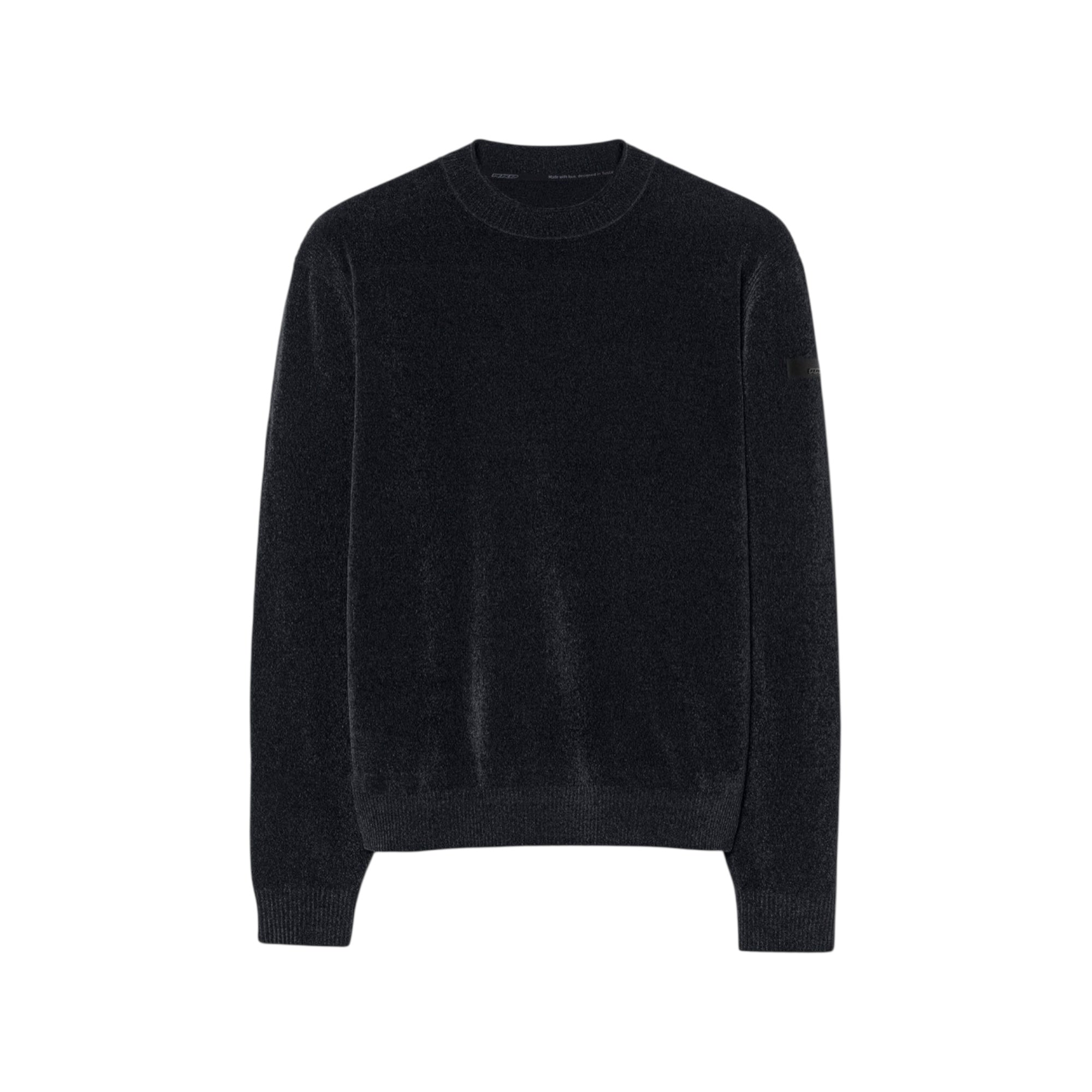 Pull rond en velours
