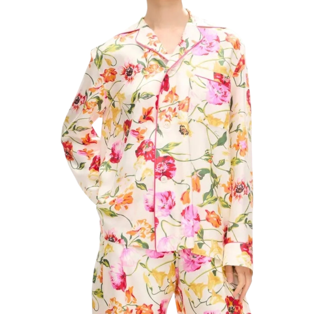 Chemise Wildflower en soie