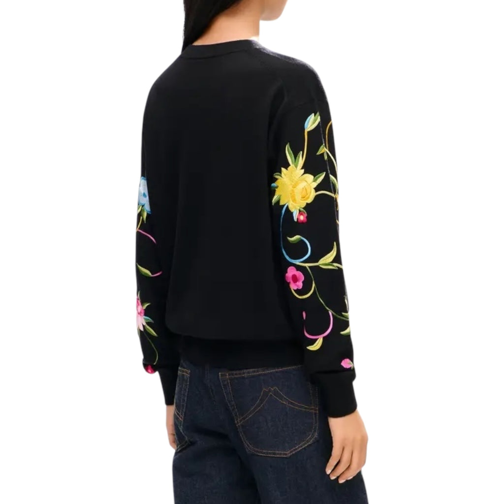 Pull Wilflower en laine et soie