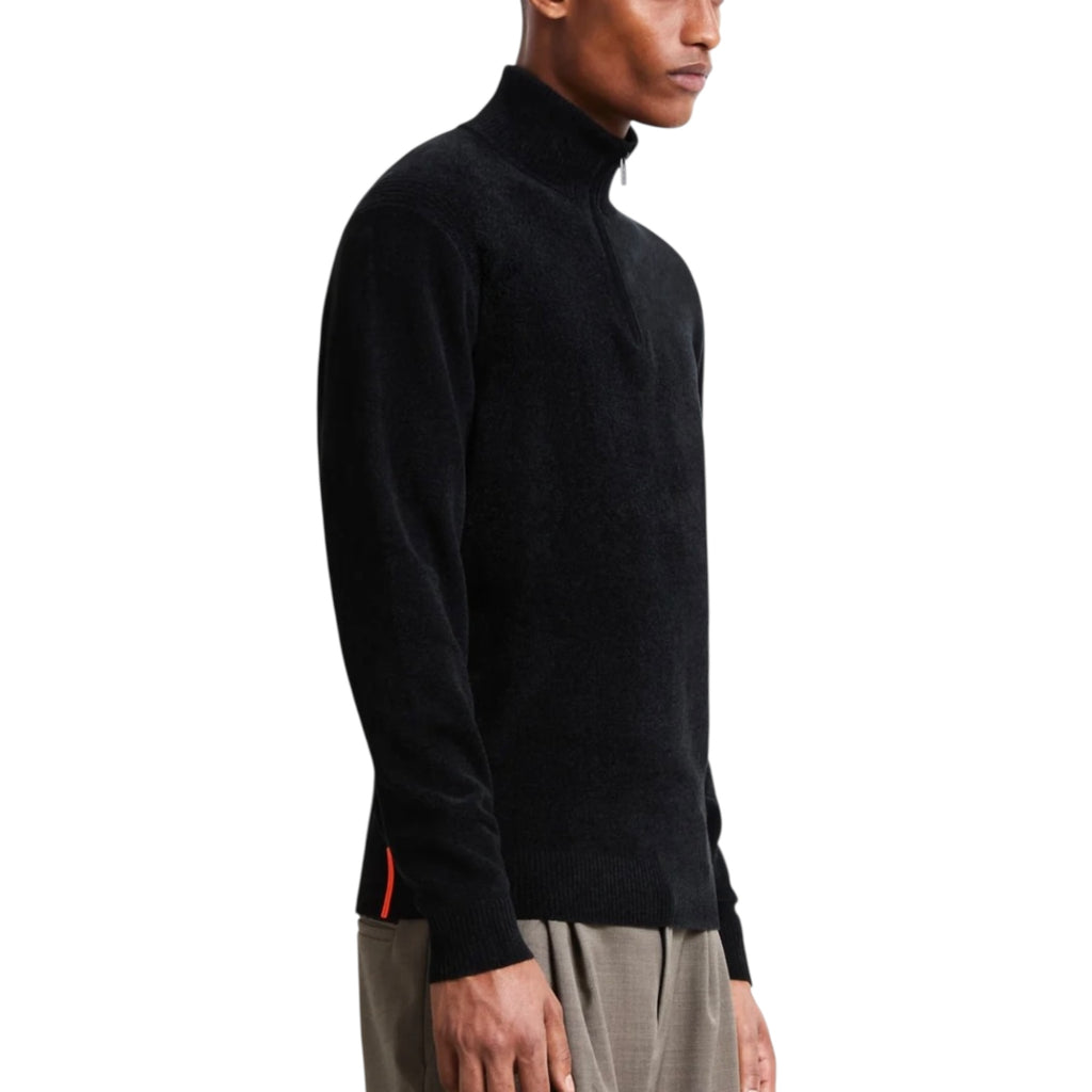 Pull col montant Velvet Half Zip Knit