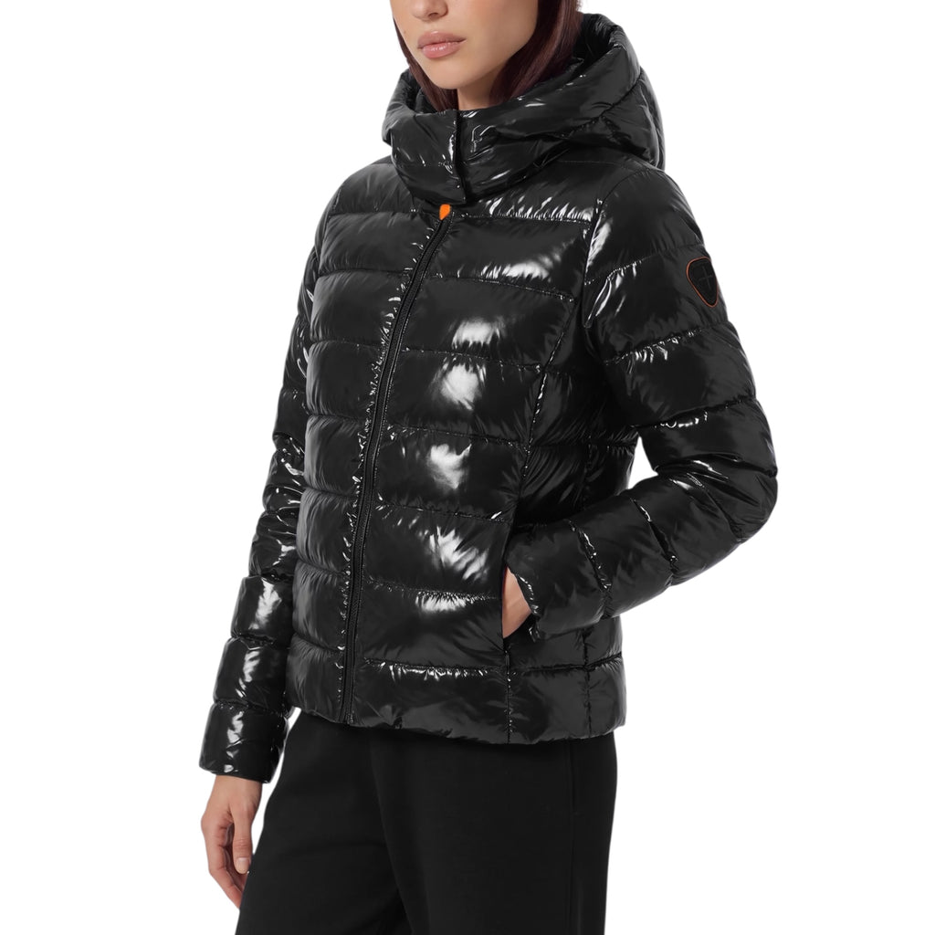 Doudoune FRANCE BRIGHT coupe ajustée cintrée Black