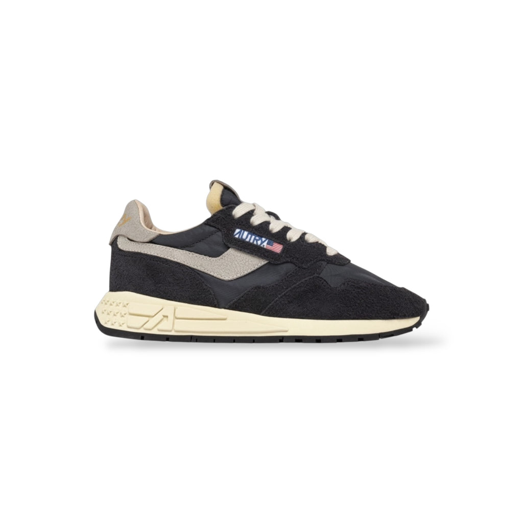 Baskets Reelwind low en nylon et daim noir