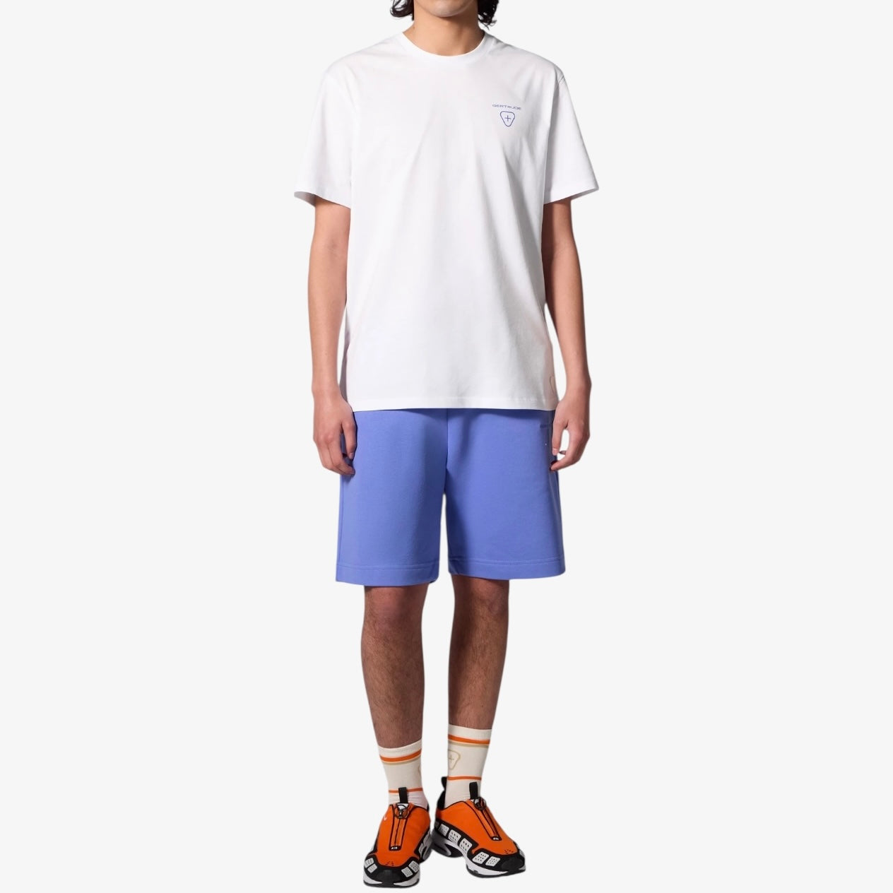 T-shirt Print Leonce Fluidity Mixte Blanc