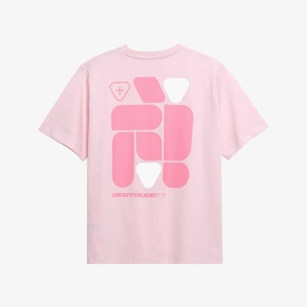 T-shirt Print Geometry Leonce Mixte Blush