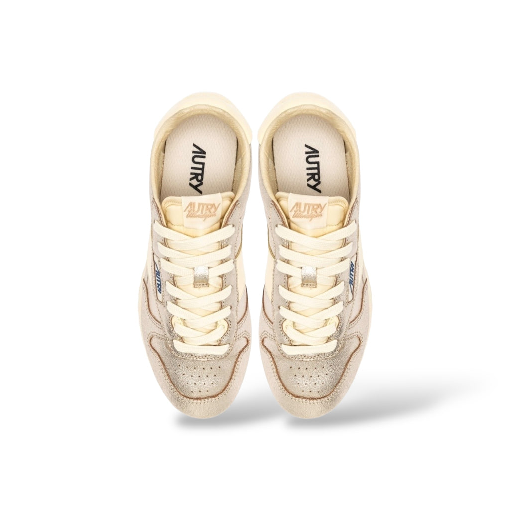 Baskets Windspin en daim et cuir platine et rutabaga