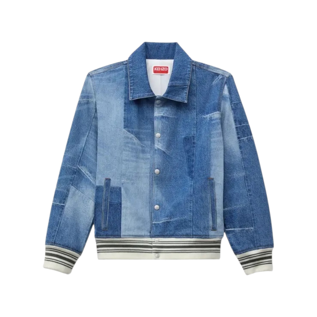 Blouson patchwork unisex en Denis japonais