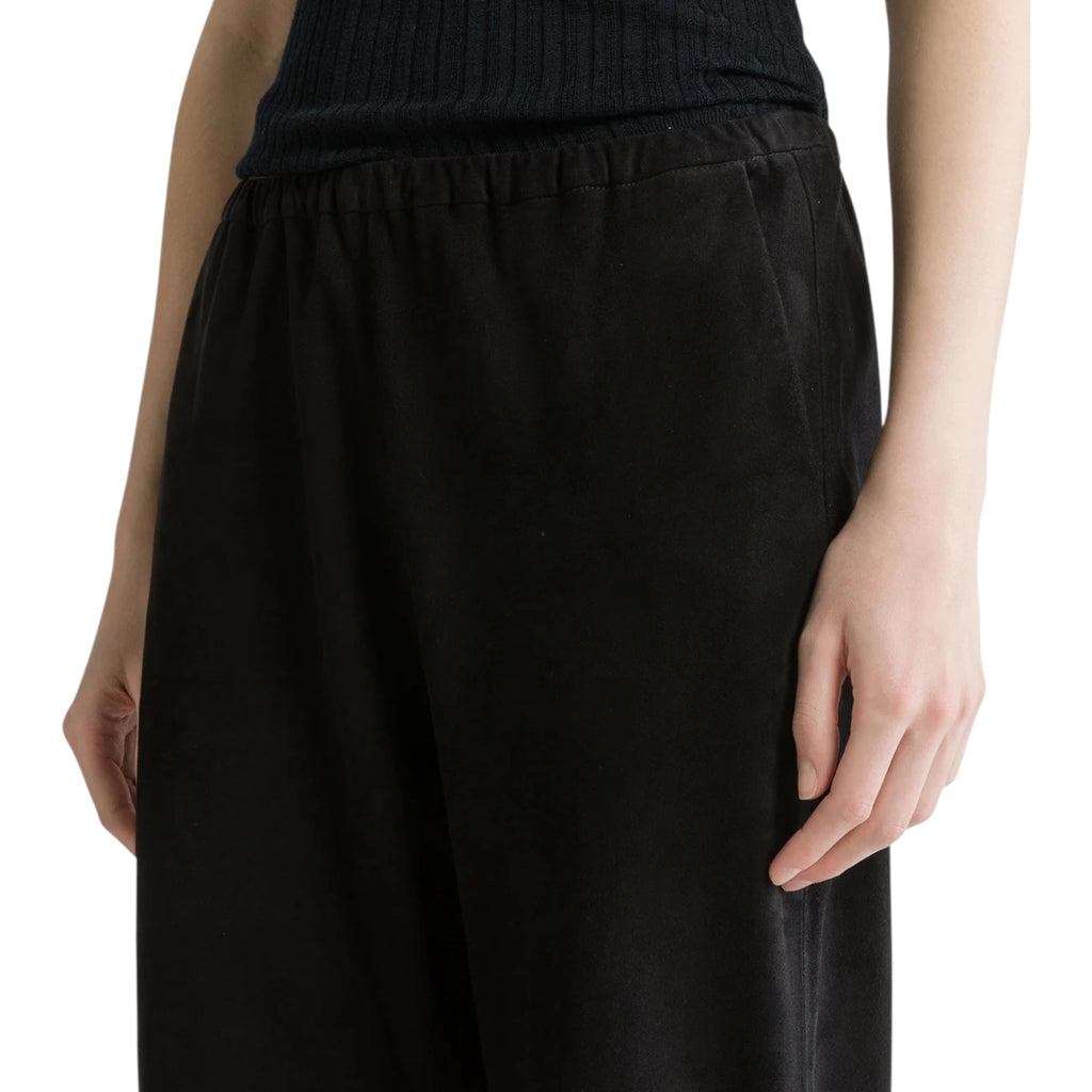 Pantalon en daim avec élastique notte