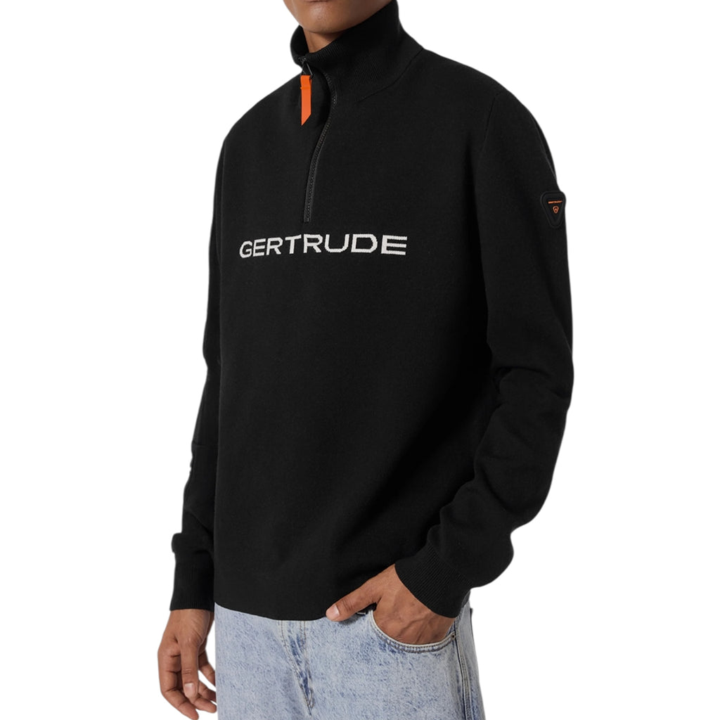 Pull LEWISGER col camionneur zippé Black