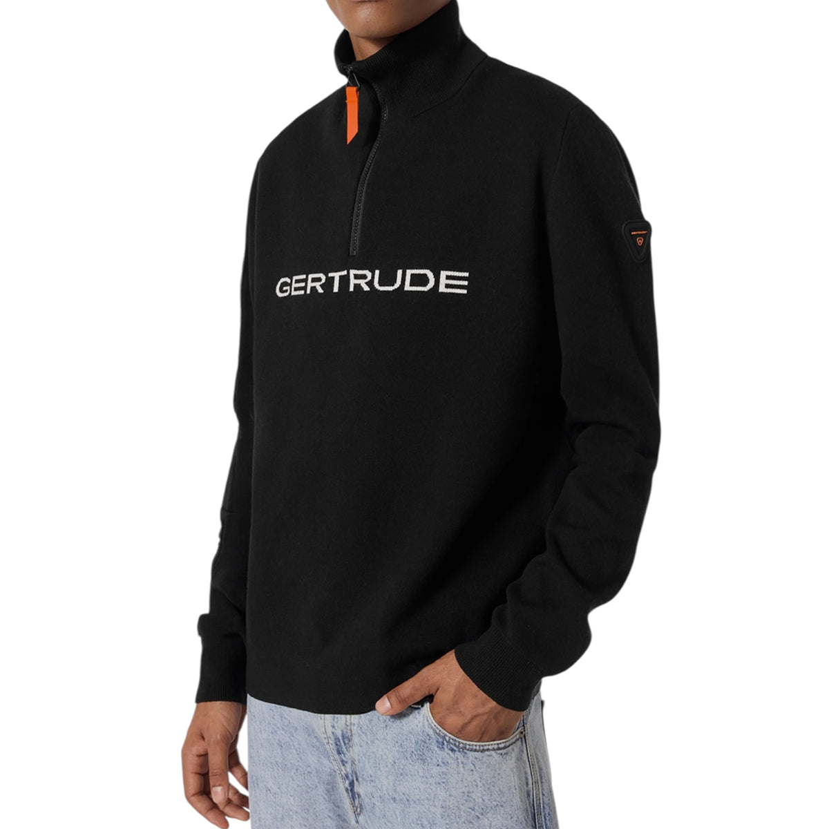 Pull LEWISGER col camionneur zippé Black