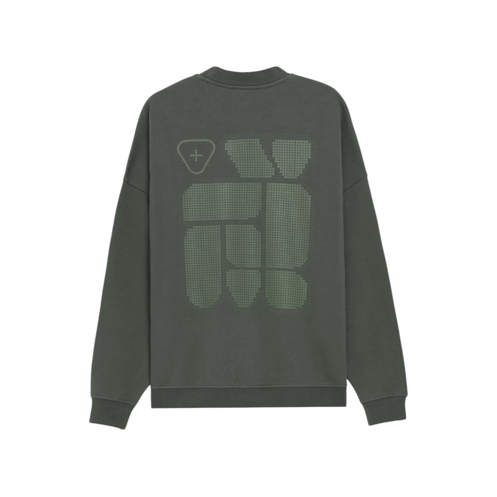 Sweat RUBENGEO coupe ample Greenish