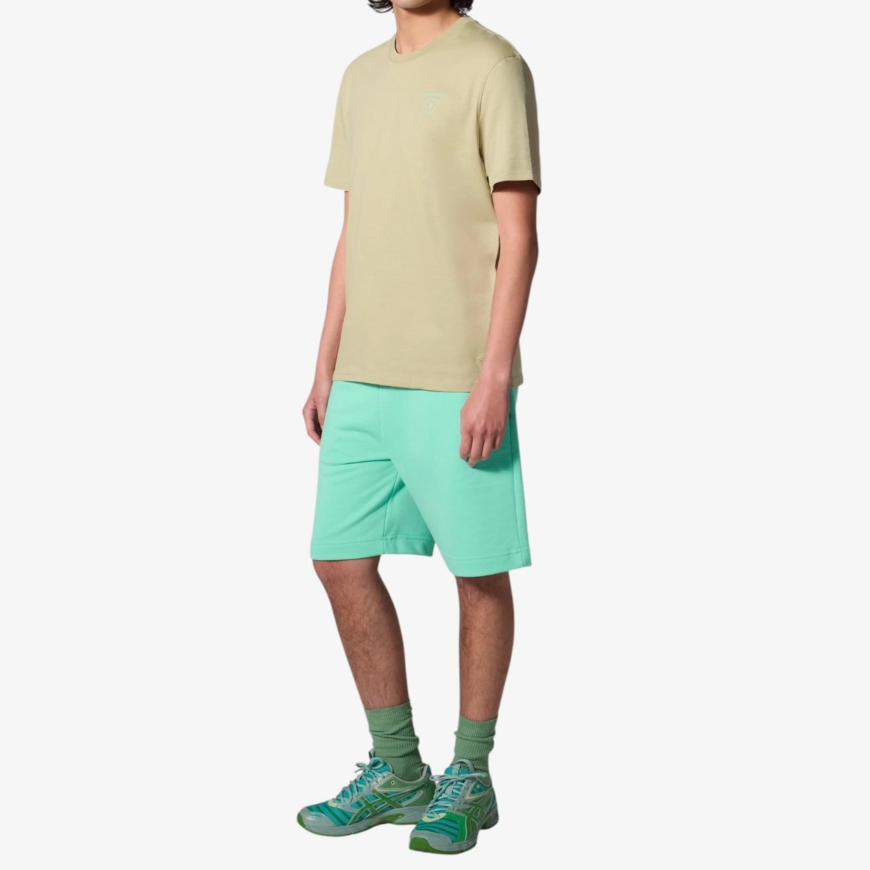 T-shirt Print Leonce Fluidity Mixte Granite