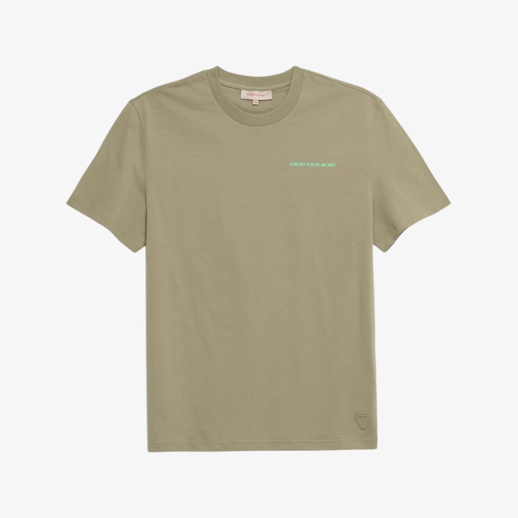 T-shirt Print Geometry Leonce Mixte Granite