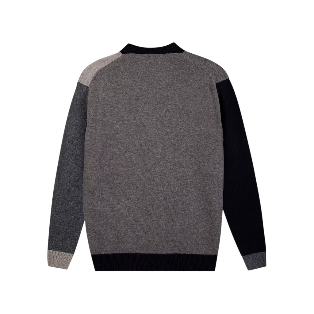 Cardigan Balfournier patch cœur, laine d’agneau