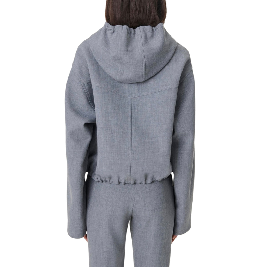 Veste courte à capuche