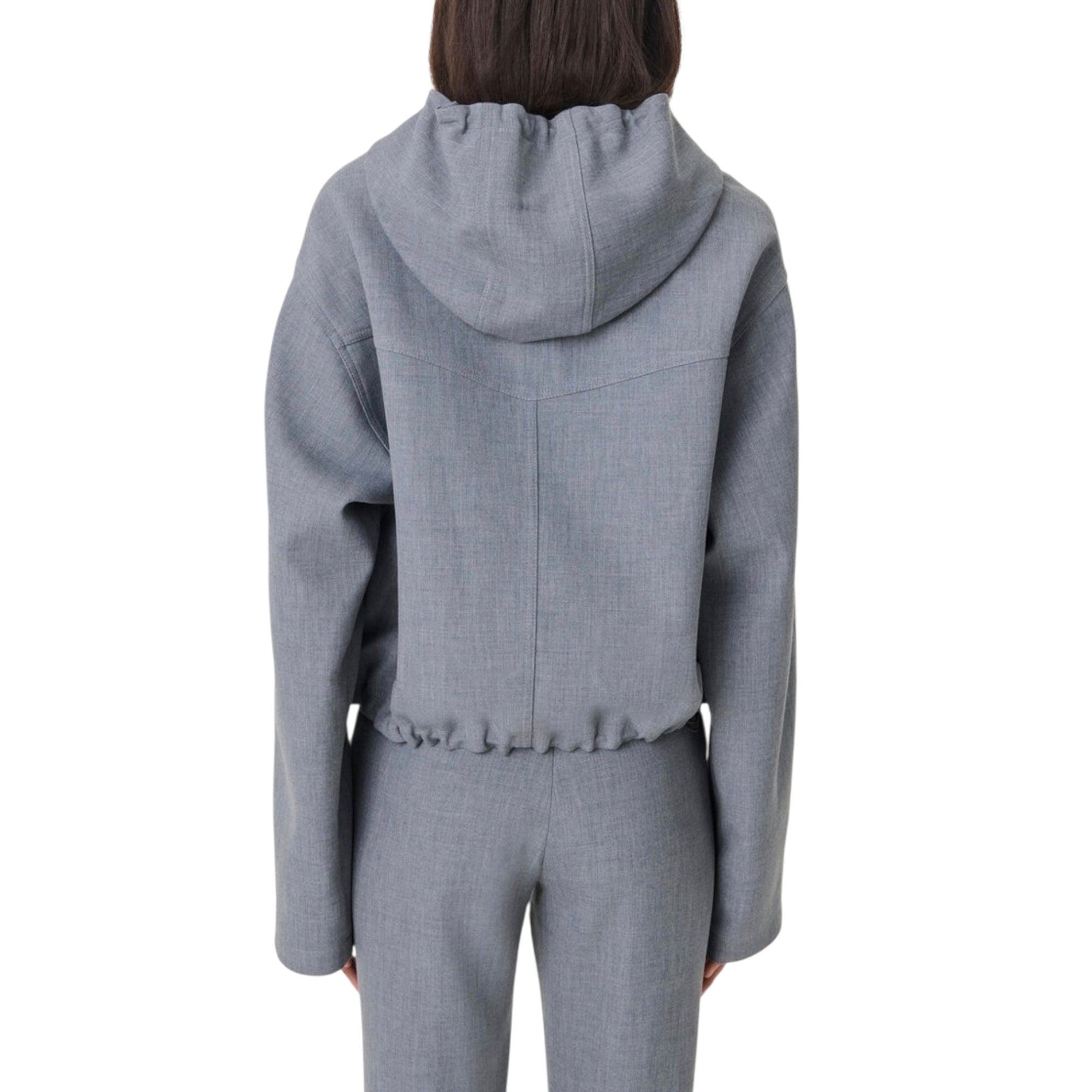 Veste courte à capuche