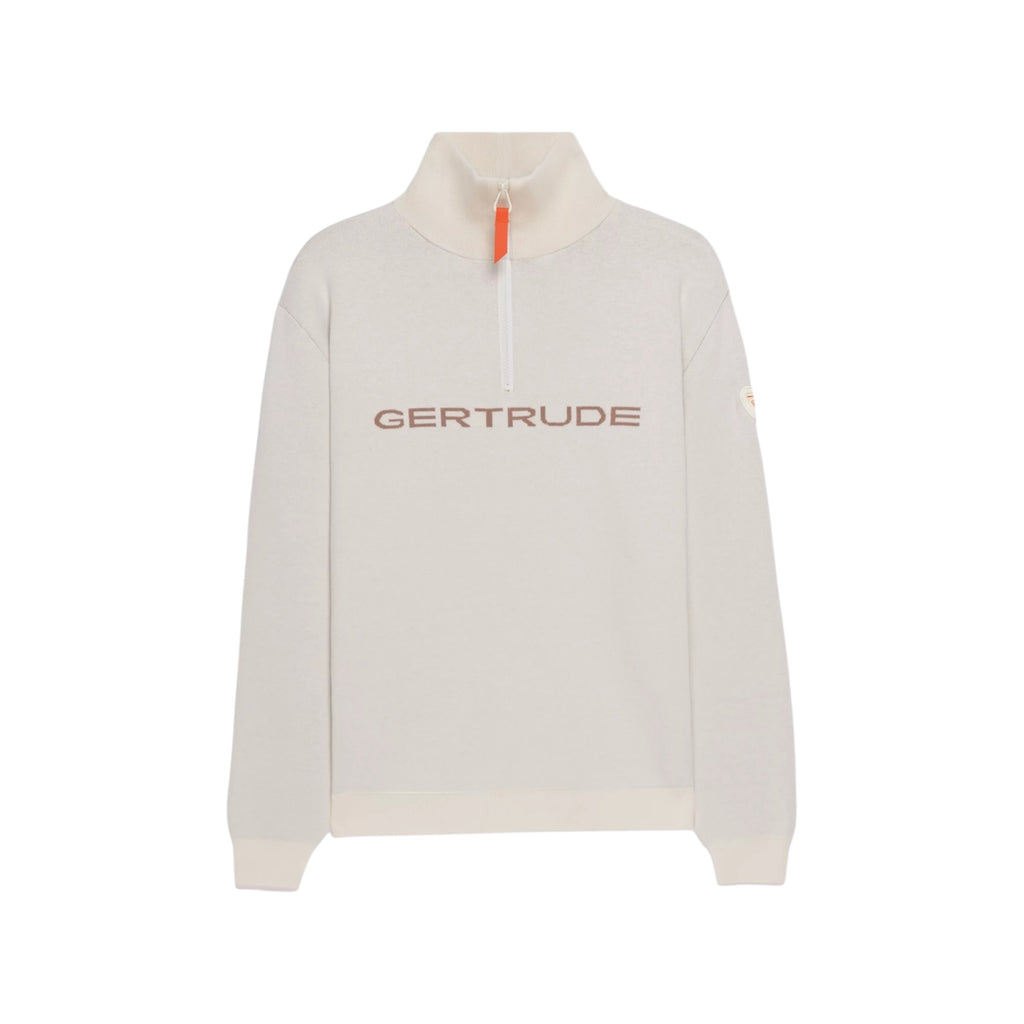 Pull LEWISGER col camionneur zippé Crème