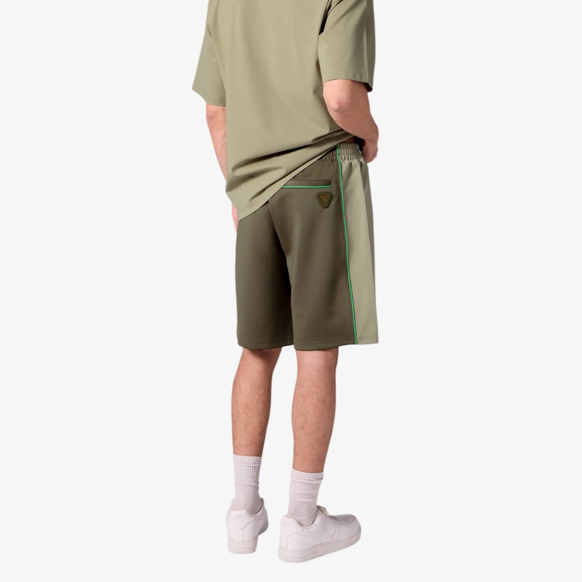 Short de Sport Dario Khaki Granite