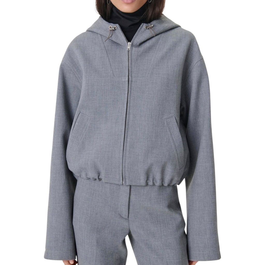 Veste courte à capuche