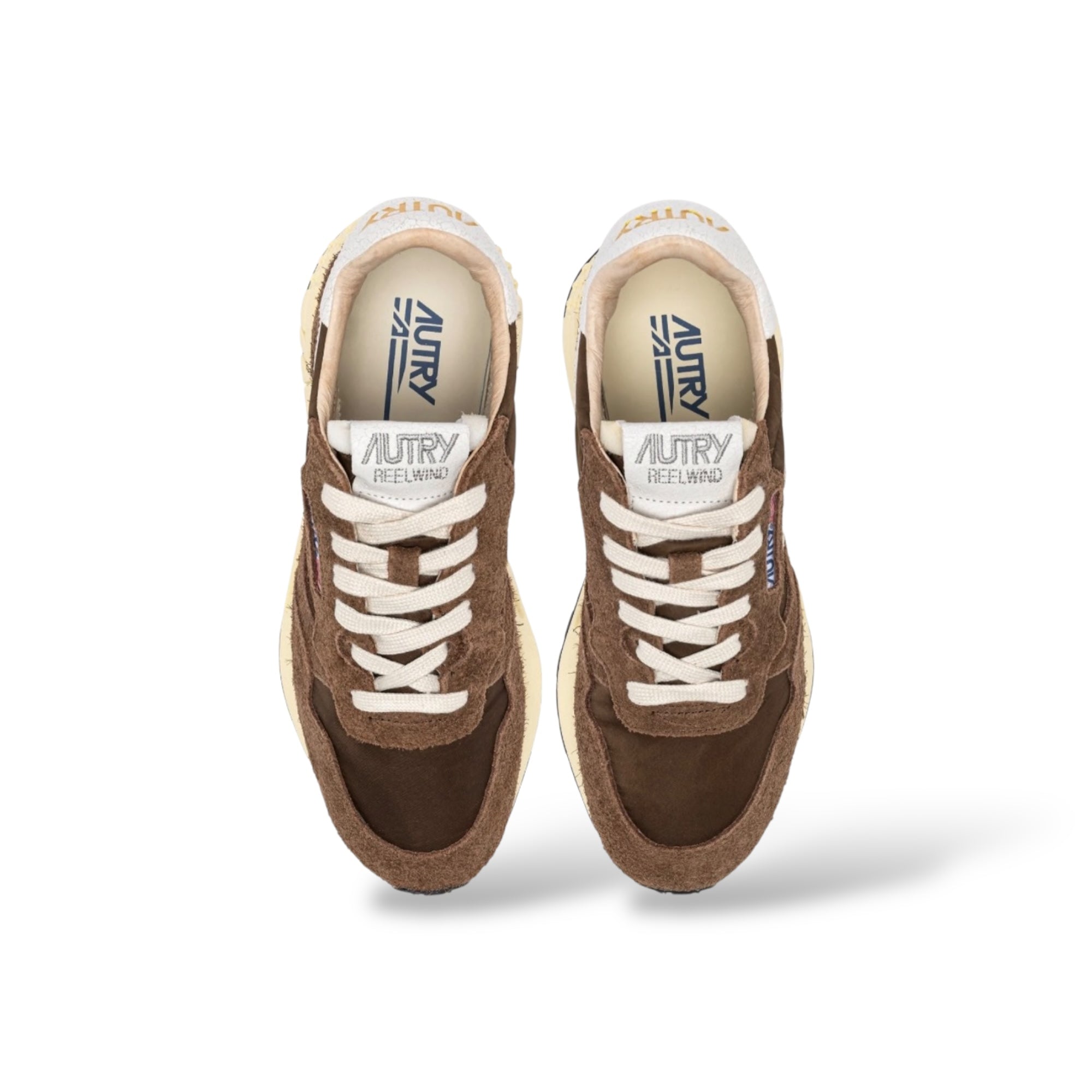 Baskets Reelwind low en nylon daim et tundra