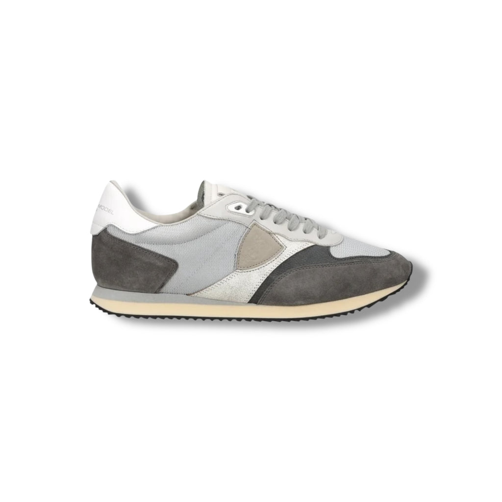 Baskets Blville, Gris Anthracite et Blanc