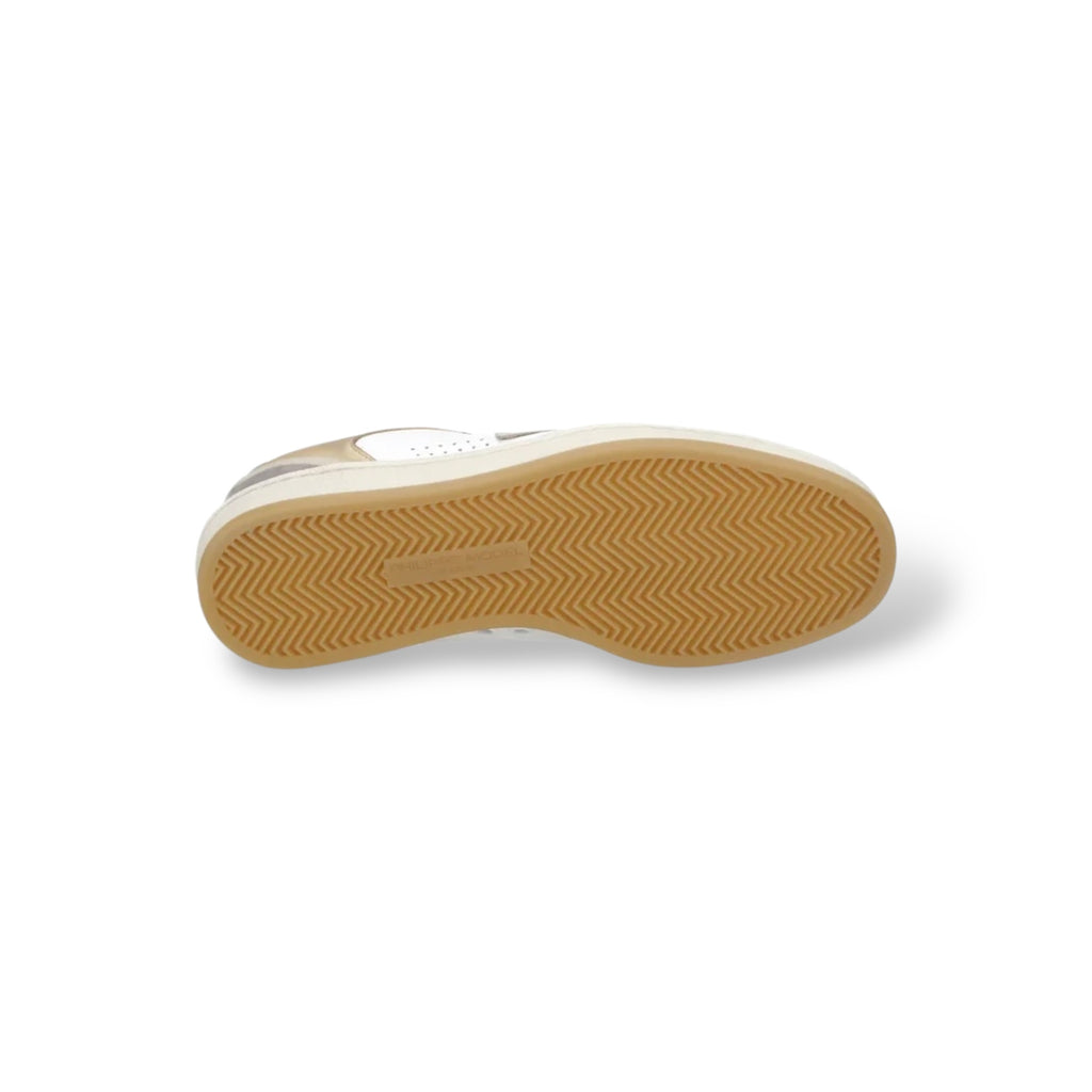 Baskets Pgal, Blanc et Beige
