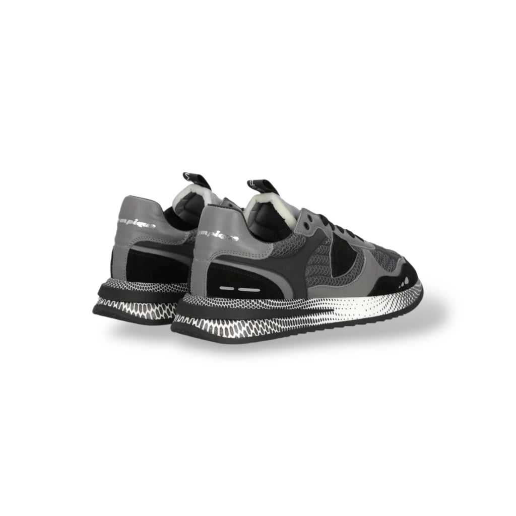 Baskets Olympique, Noir et Gris