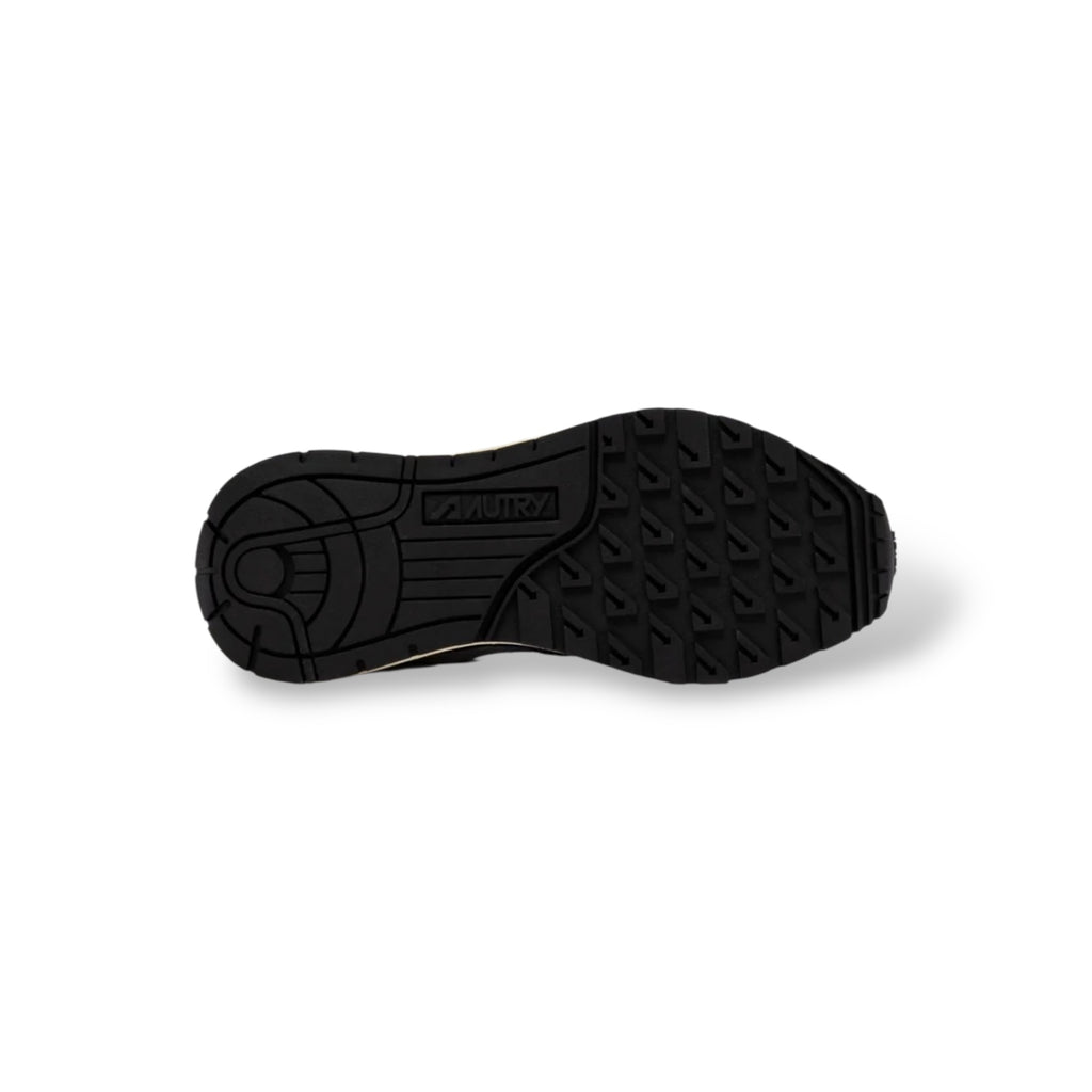 Baskets Reelwind Low en nylon daim et cuir Carbon et Argent